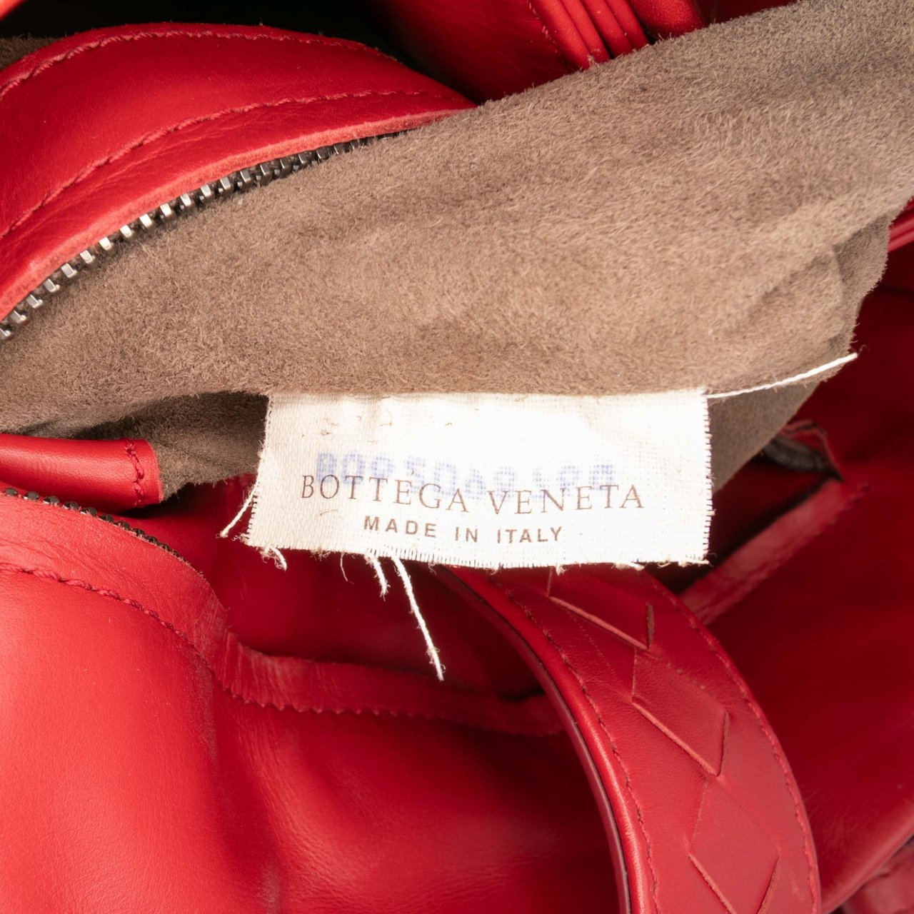 Bottega Veneta Small Nappa Intrecciato Roma Satchel Rood