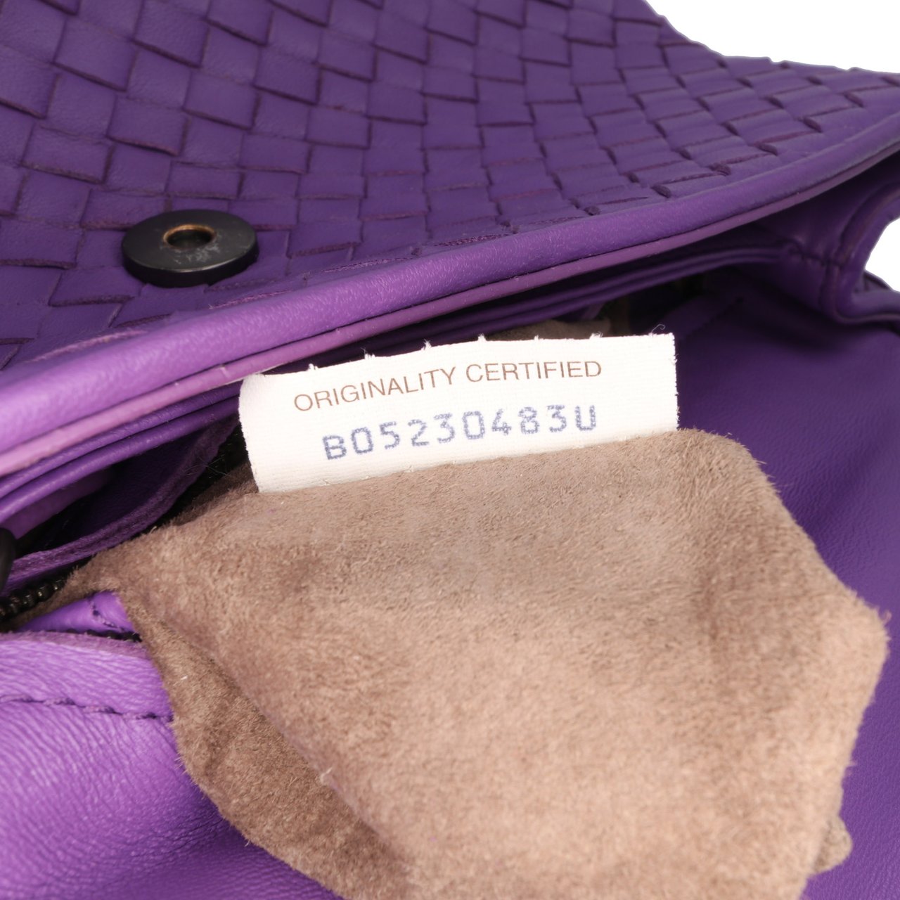 Bottega Veneta Small Nappa Intrecciato Olimpia Shoulder Bag Paars