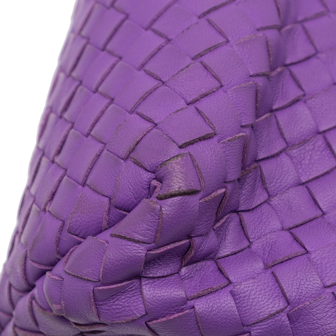 Bottega Veneta Small Nappa Intrecciato Olimpia Shoulder Bag Paars