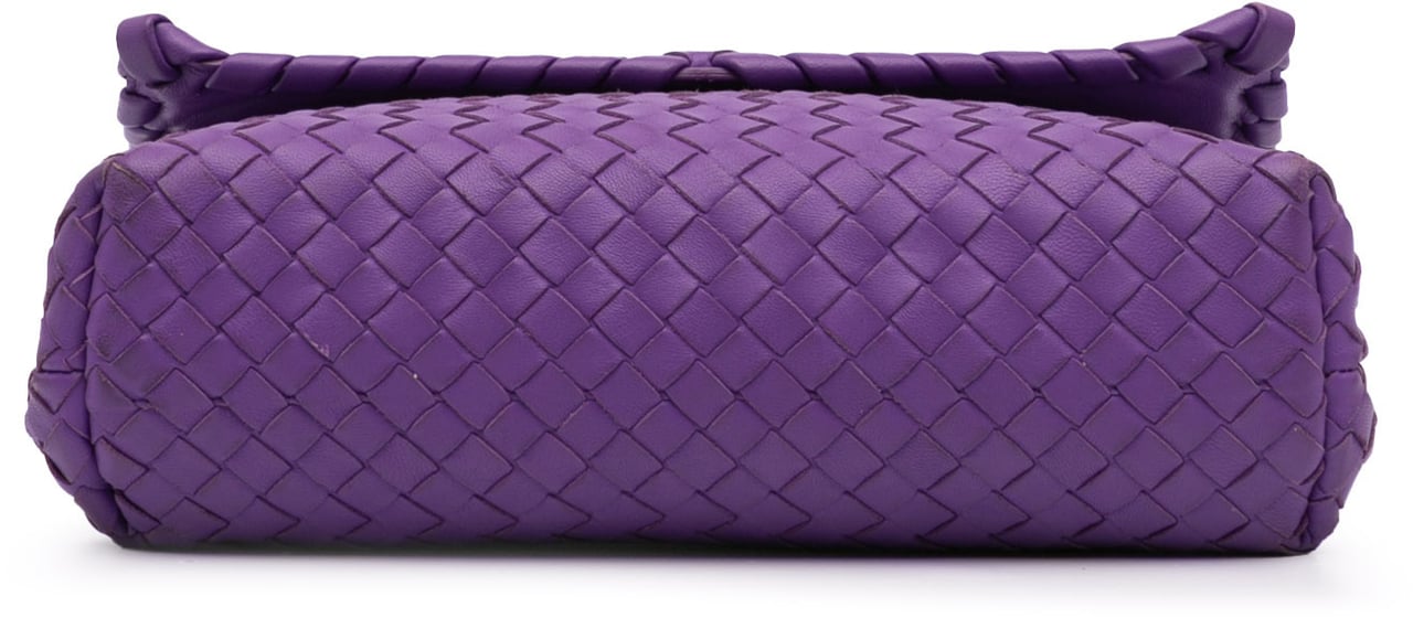 Bottega Veneta Small Nappa Intrecciato Olimpia Shoulder Bag Paars