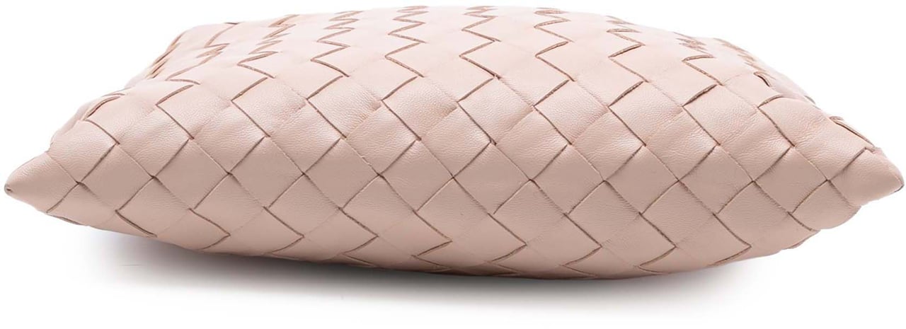 Bottega Veneta Mini Calfskin Intrecciato Hop Satchel Roze