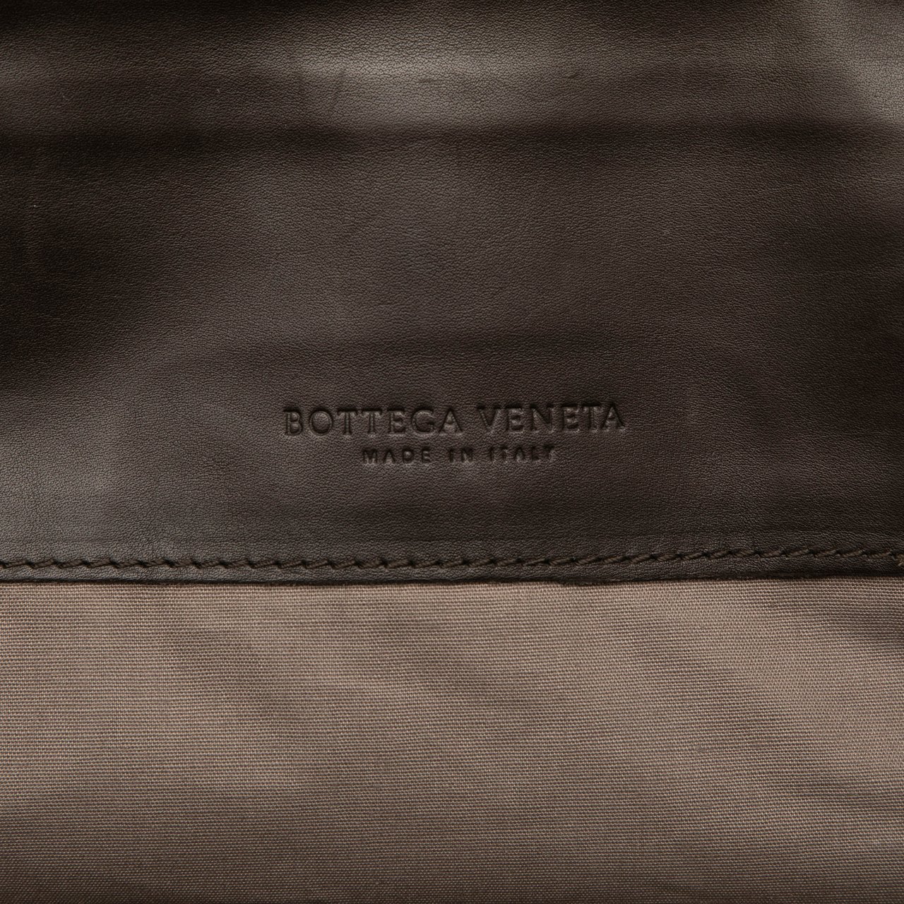 Bottega Veneta Nappa Intrecciato Belted Tote Bruin