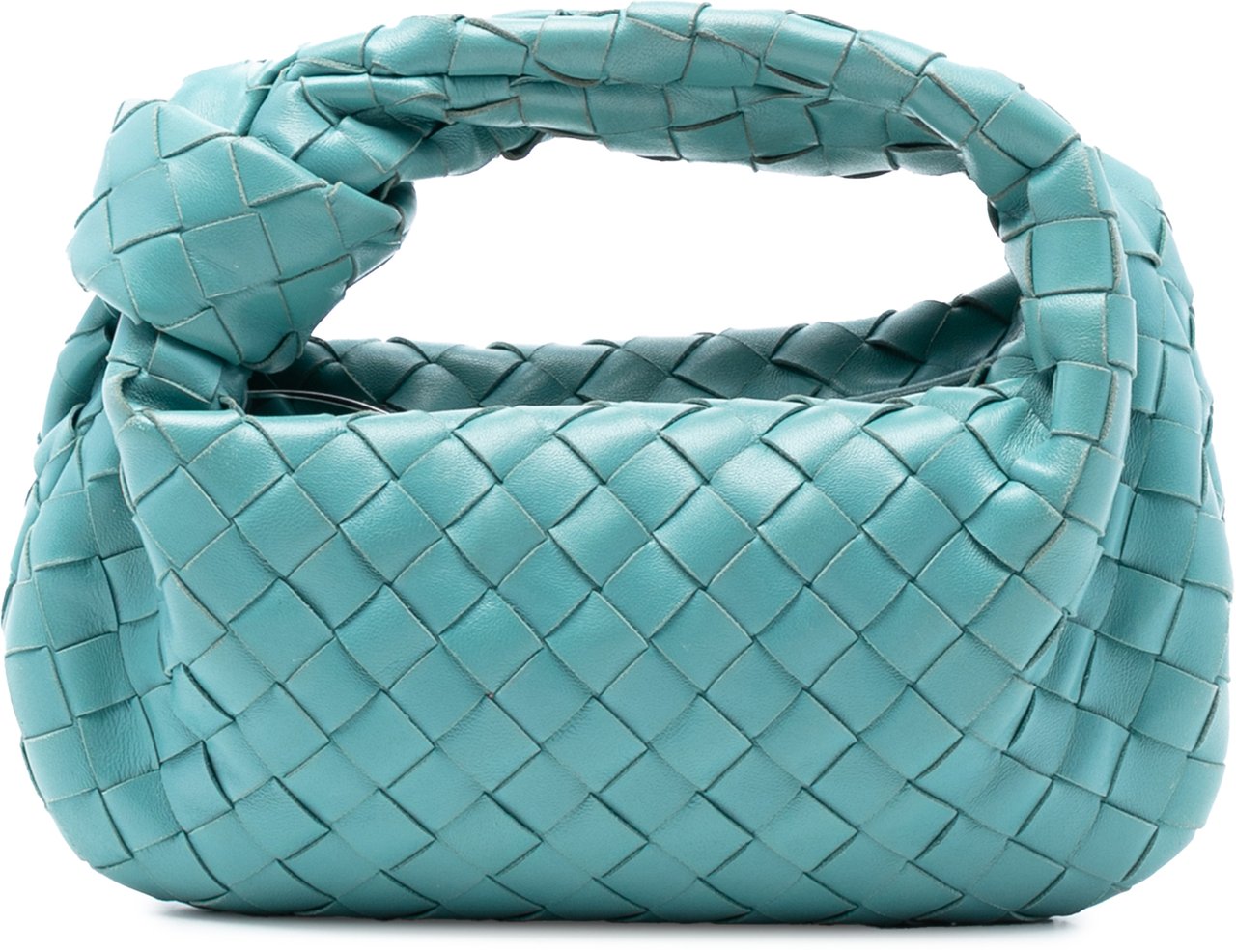 Bottega Veneta Mini Nappa Intrecciato Jodie Blauw