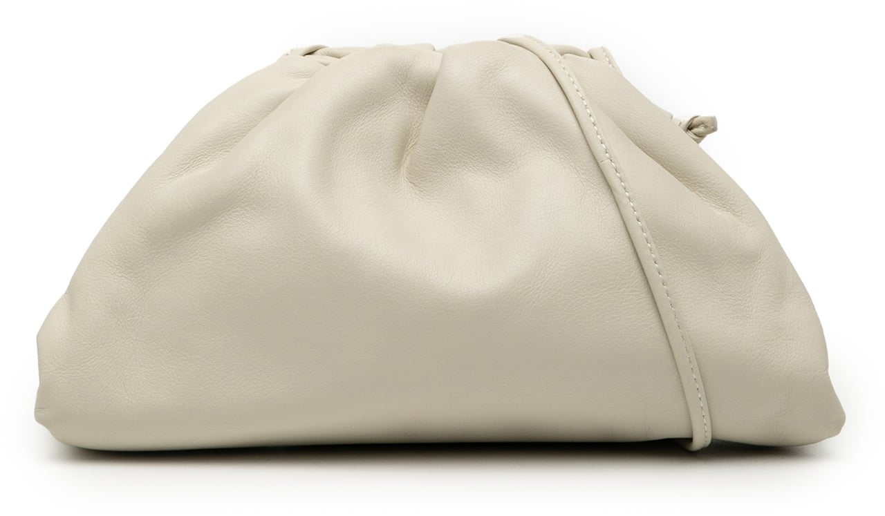 Bottega Veneta Lambskin The Mini Pouch Crossbody Wit