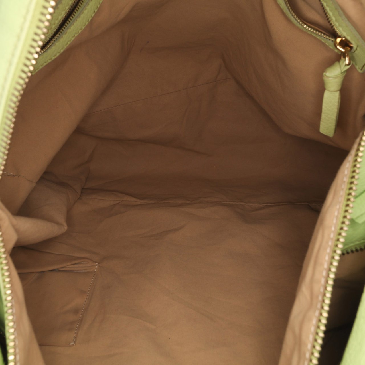 Bottega Veneta Nappa Intrecciato Knot Hobo Groen