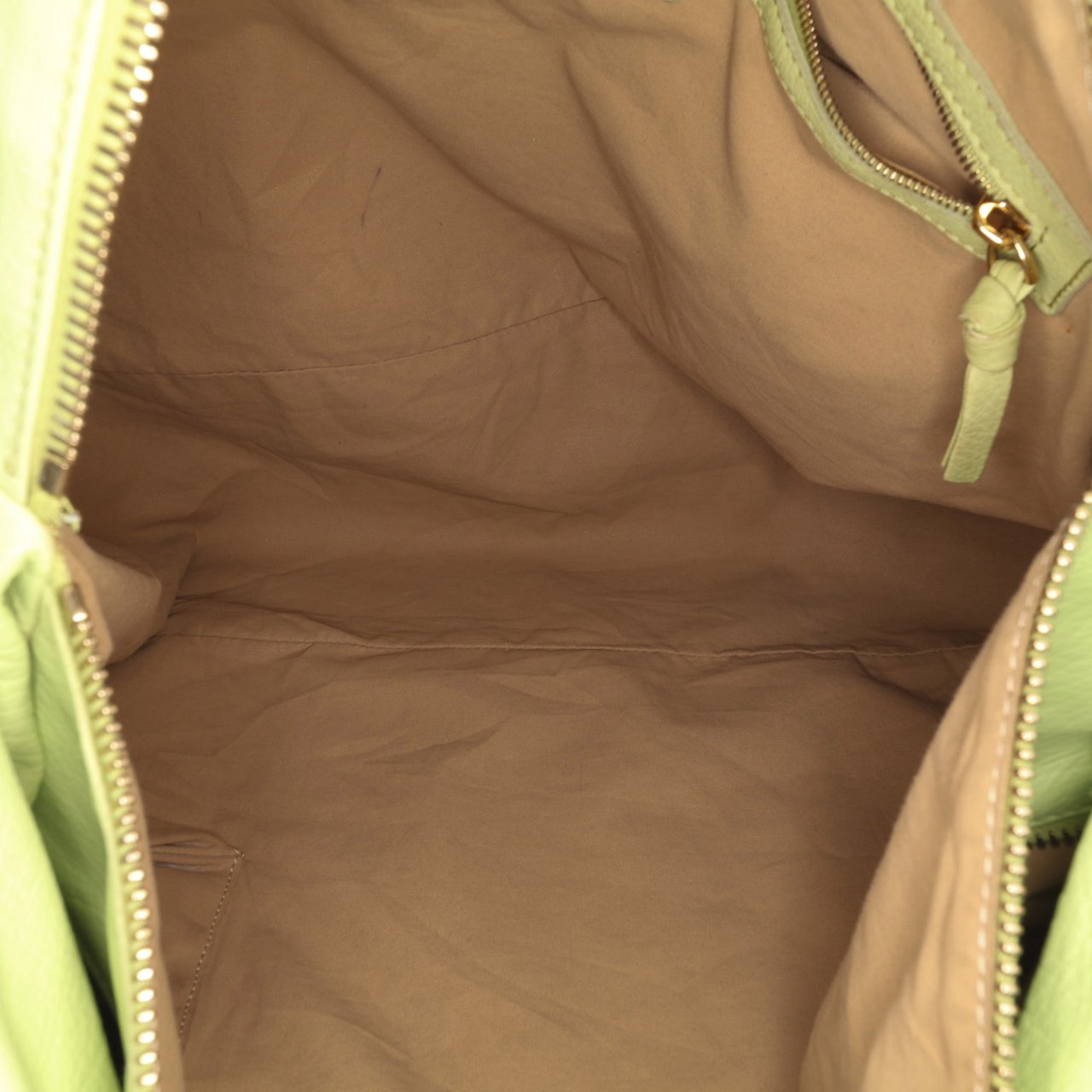 Bottega Veneta Nappa Intrecciato Knot Hobo Groen