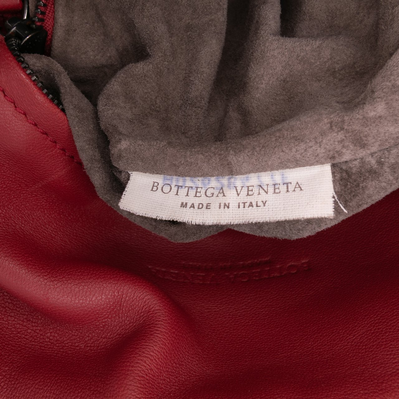 Bottega Veneta Nappa Intrecciato Flap Crossbody Rood