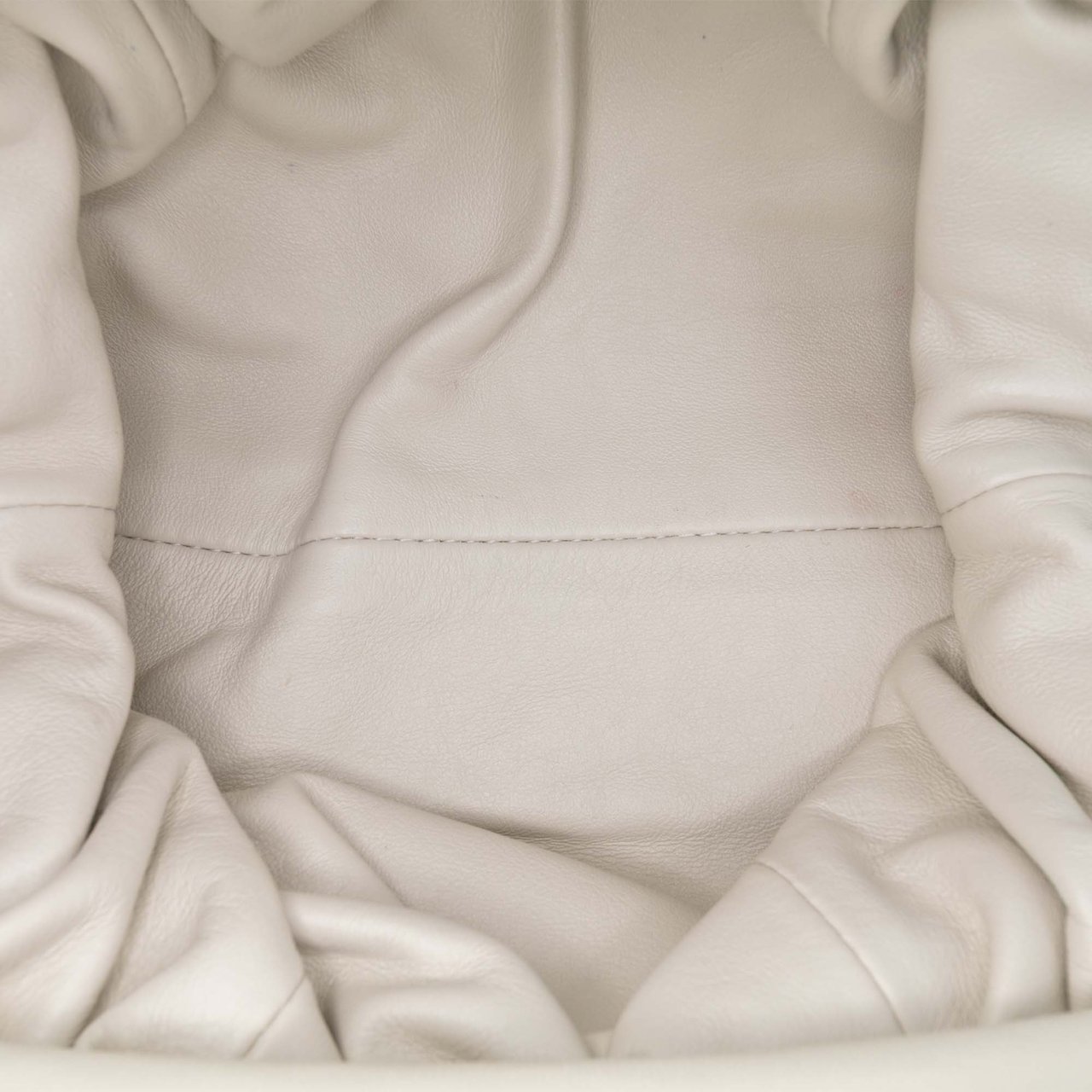 Bottega Veneta Lambskin The Mini Pouch Crossbody Wit