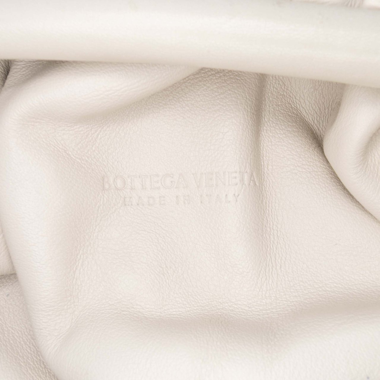 Bottega Veneta Lambskin The Mini Pouch Crossbody Wit