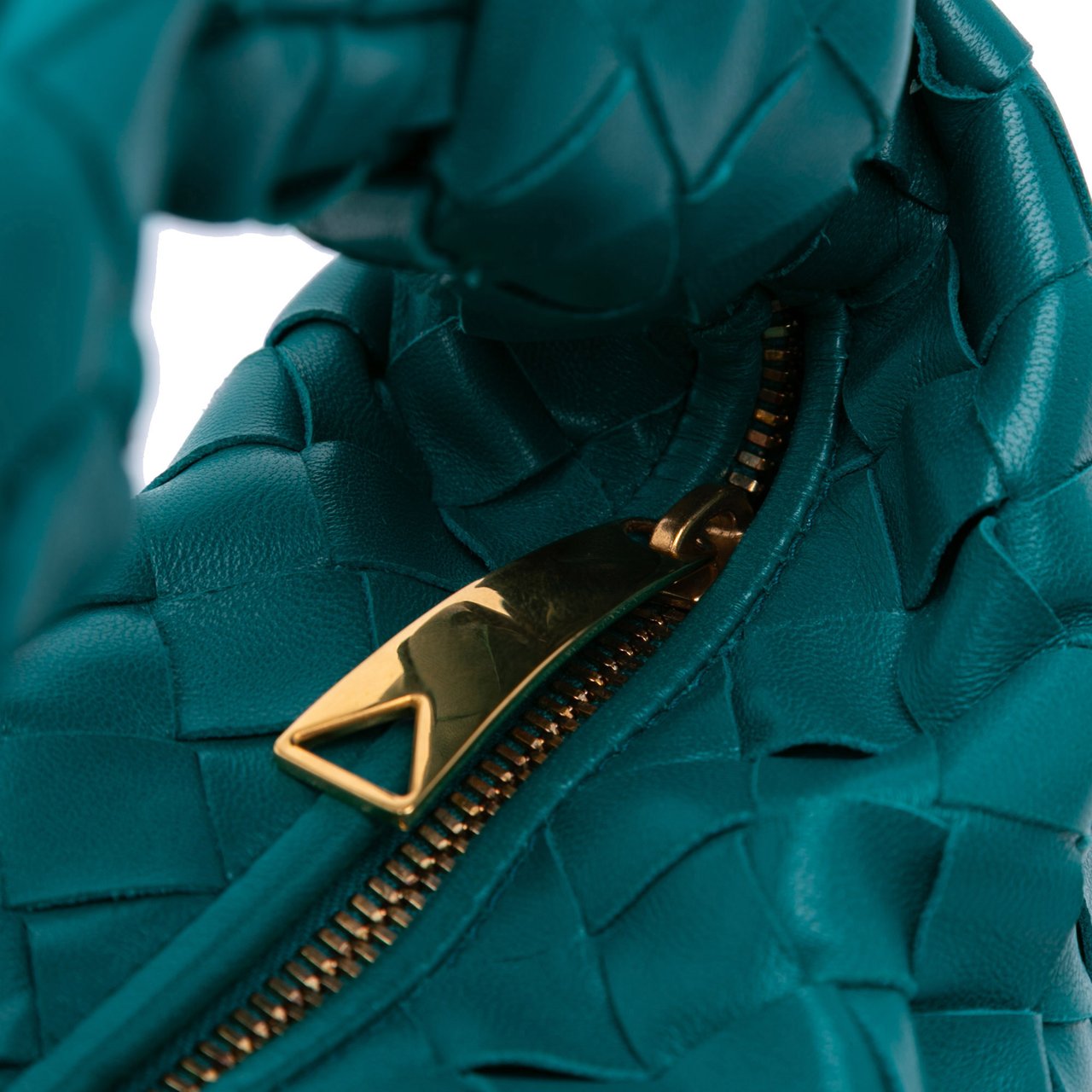 Bottega Veneta Mini Nappa Intrecciato Jodie Blauw