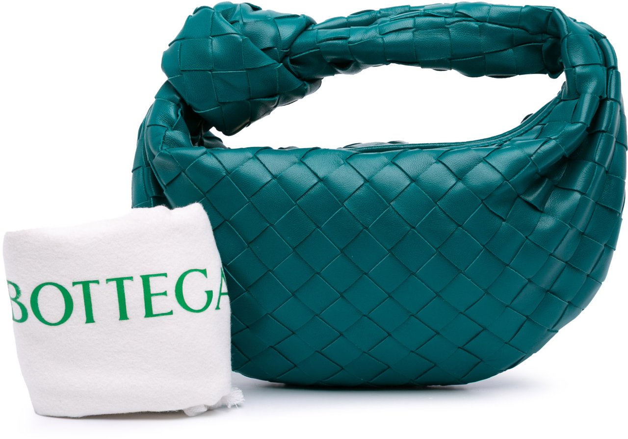 Bottega Veneta Mini Nappa Intrecciato Jodie Blauw