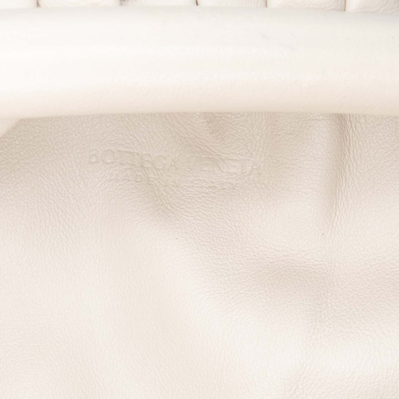 Bottega Veneta Lambskin The Mini Pouch Crossbody Wit