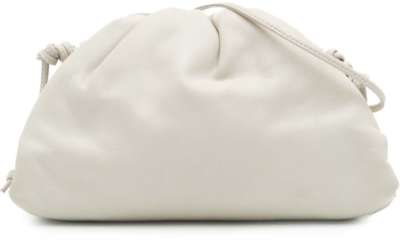 Bottega Veneta Lambskin The Mini Pouch Crossbody Wit