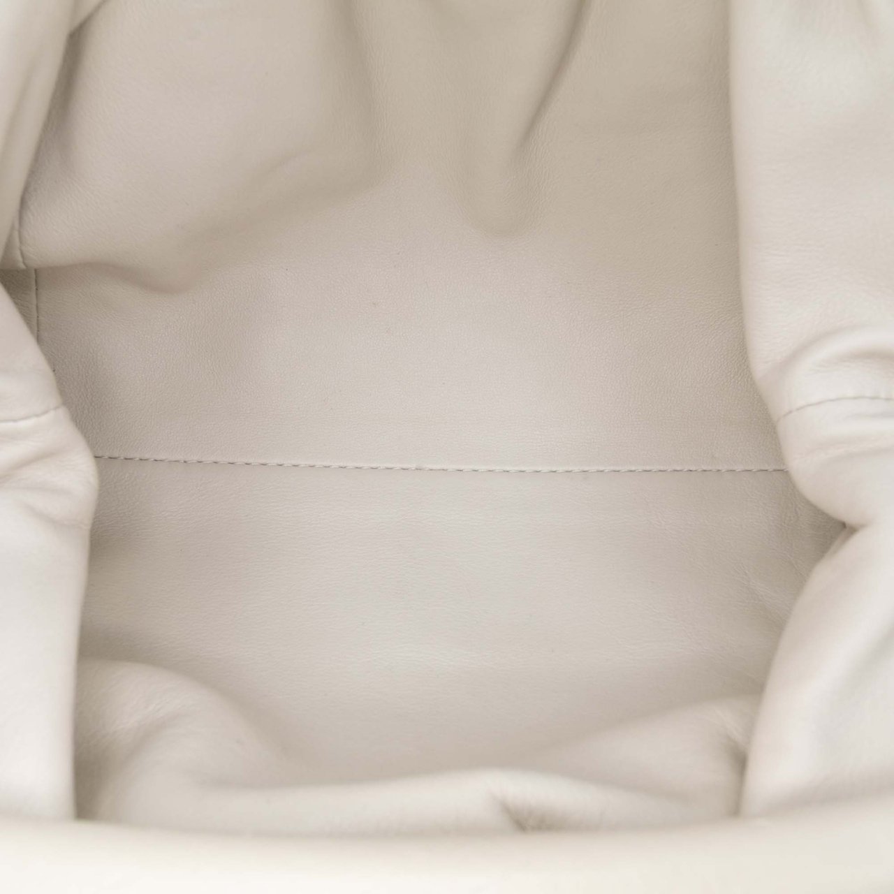 Bottega Veneta Lambskin The Mini Pouch Crossbody Wit