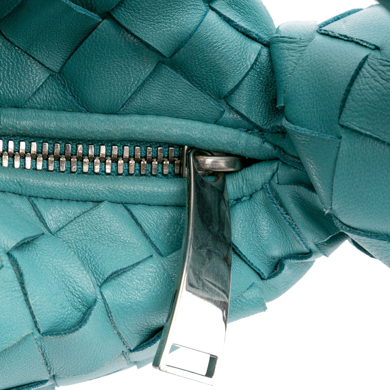 Bottega Veneta Mini Nappa Intrecciato Jodie Blauw