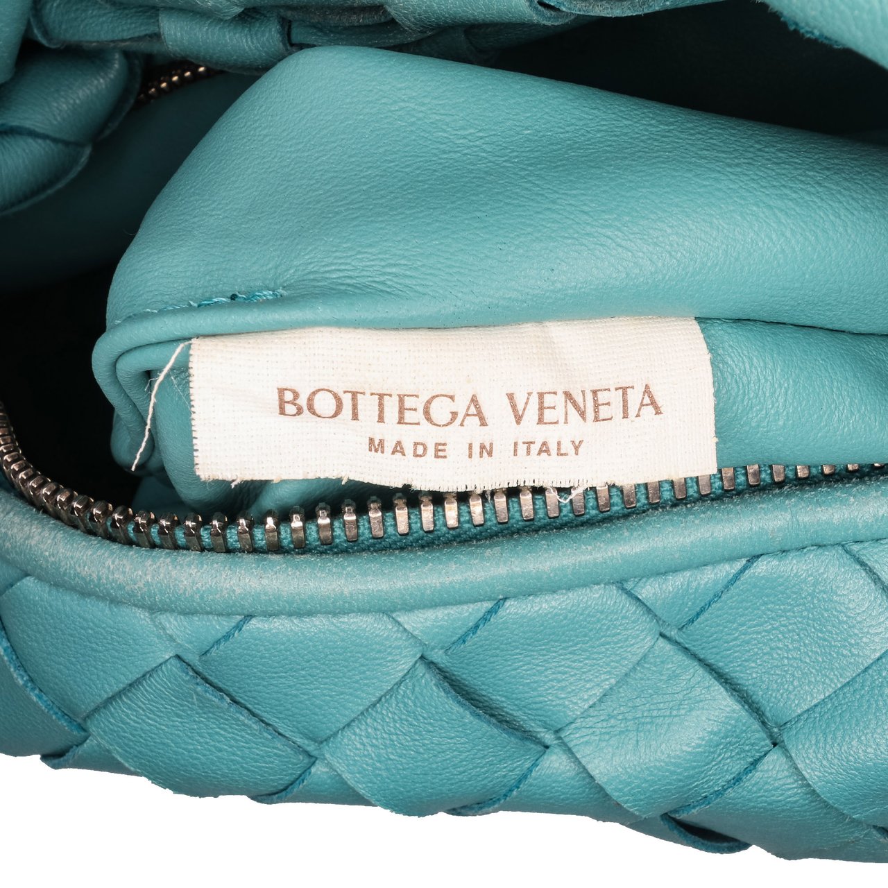 Bottega Veneta Mini Nappa Intrecciato Jodie Blauw