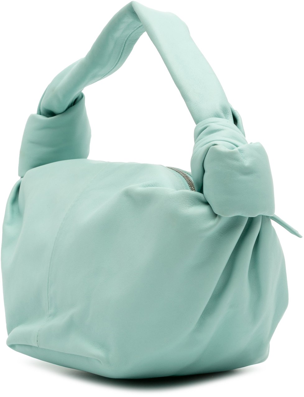 Bottega Veneta Mini Calfskin Double Knot Bag Blauw
