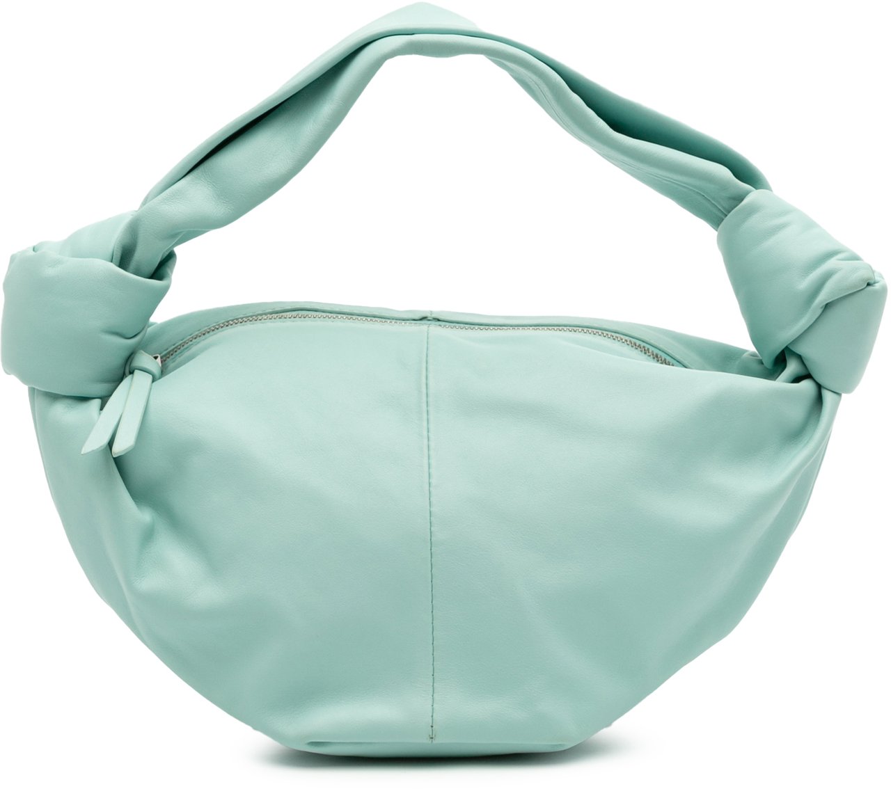 Bottega Veneta Mini Calfskin Double Knot Bag Blauw