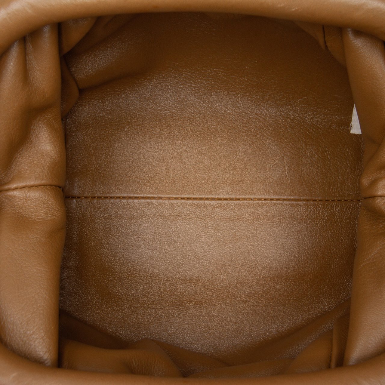 Bottega Veneta Lambskin The Mini Pouch Crossbody Bruin