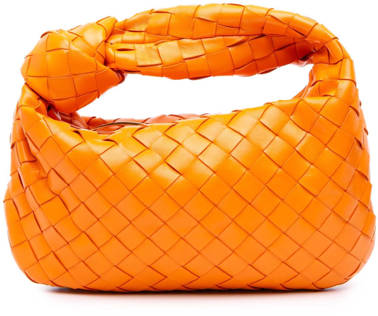 Bottega Veneta Mini Nappa Intrecciato Jodie Oranje
