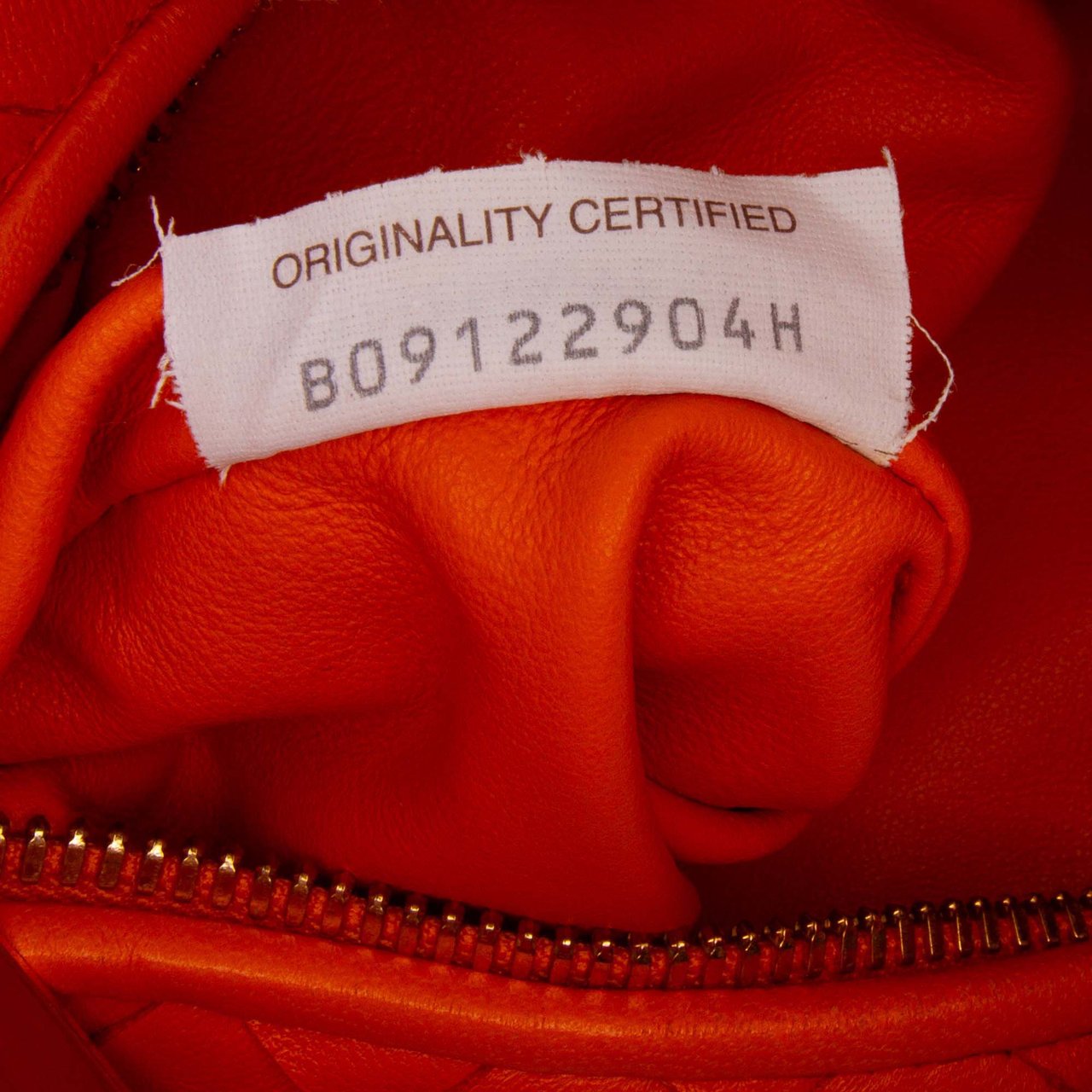 Bottega Veneta Mini Nappa Intrecciato Jodie Oranje