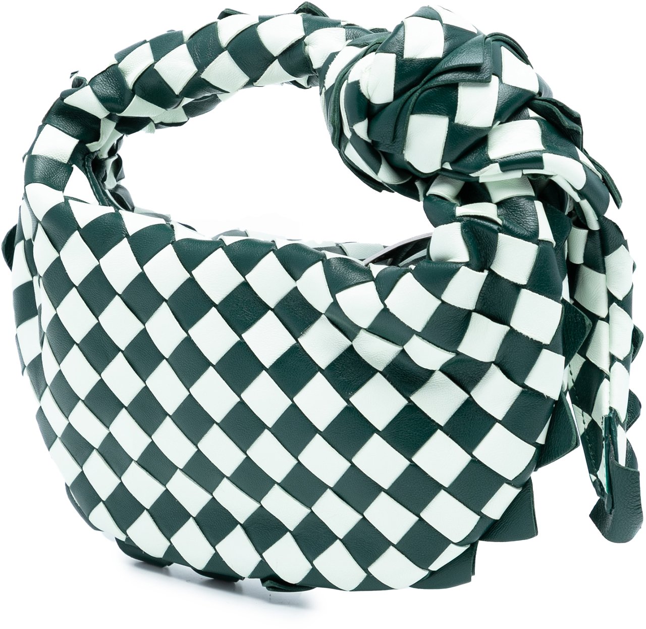 Bottega Veneta Mini Bicolor Nappa Intrecciato Dragon Jodie Groen