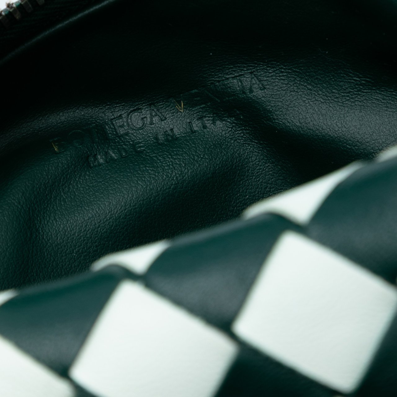 Bottega Veneta Mini Bicolor Nappa Intrecciato Dragon Jodie Groen