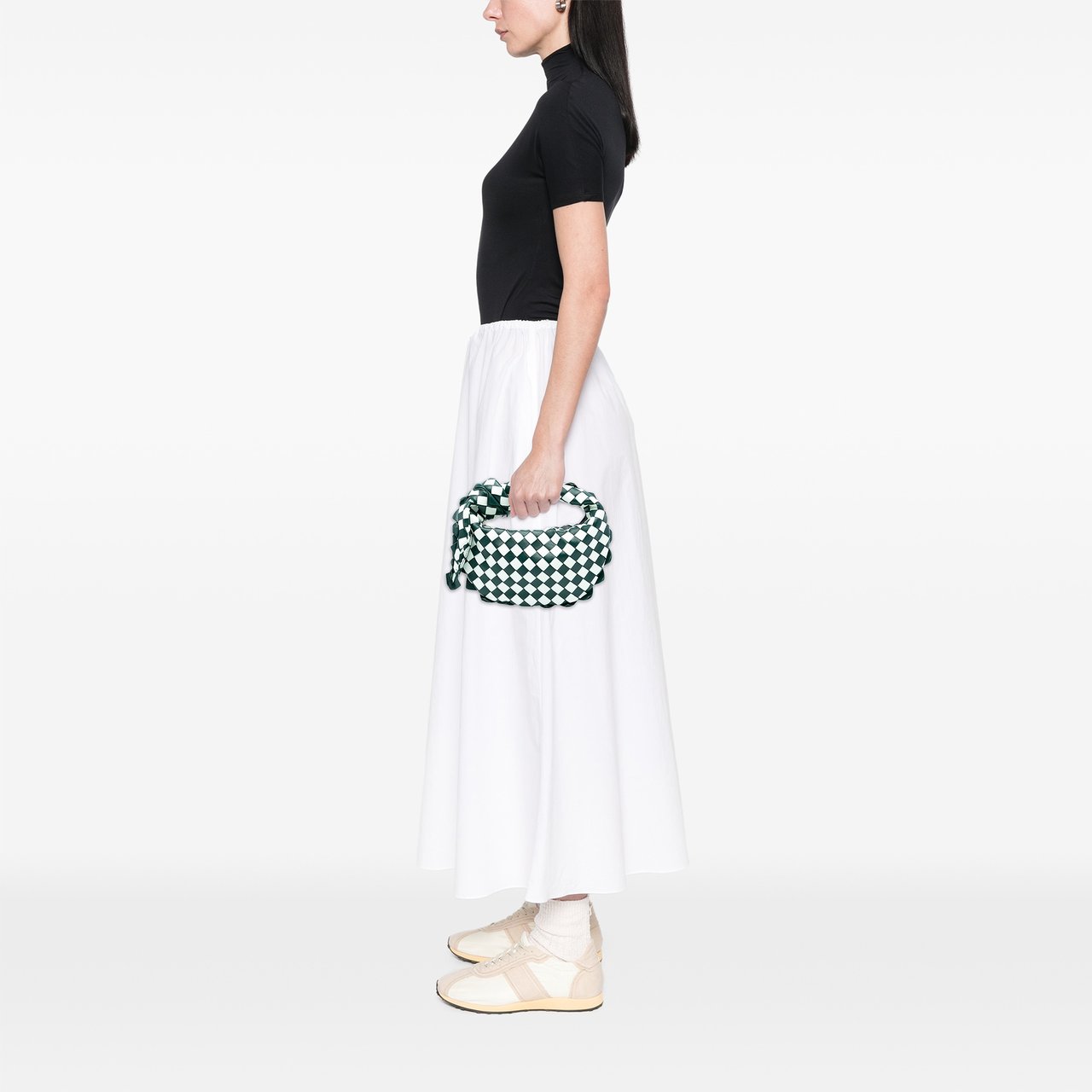 Bottega Veneta Mini Bicolor Nappa Intrecciato Dragon Jodie Groen