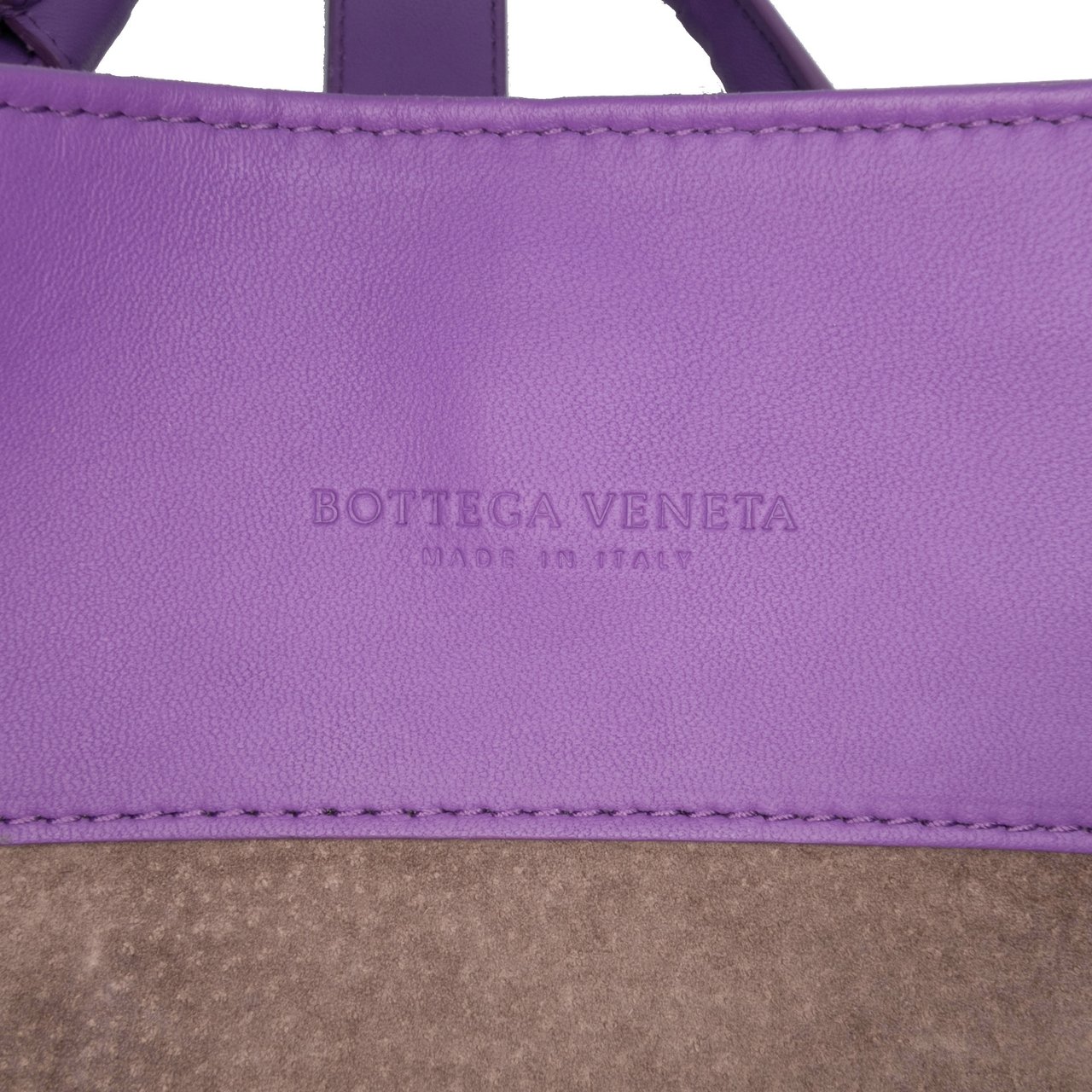 Bottega Veneta Small Nappa Intrecciato Roma Satchel Paars