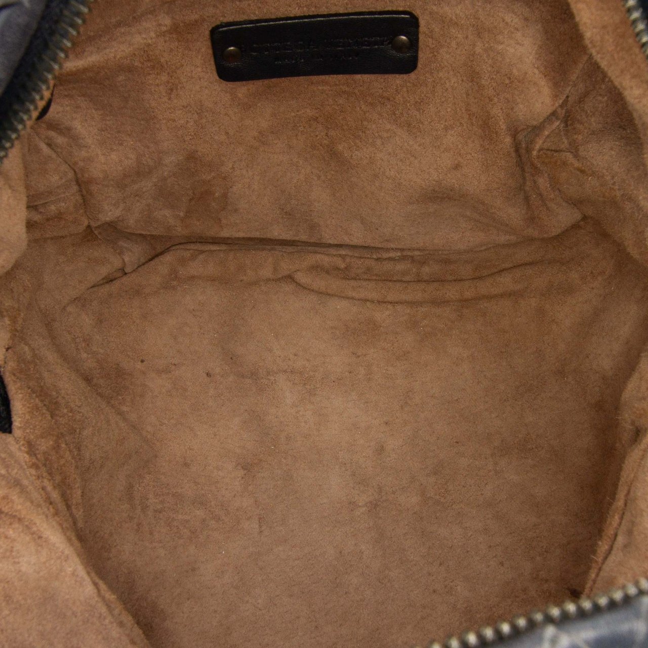 Bottega Veneta Nappa Intrecciato Cube Crossbody Zwart