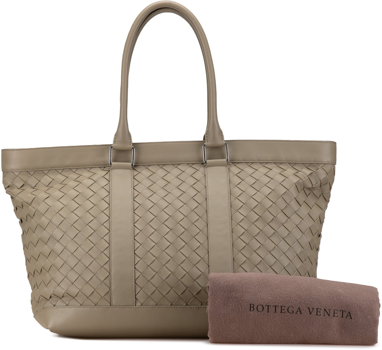Bottega Veneta Nappa Intrecciato Tote Bruin