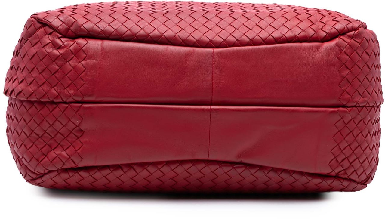 Bottega Veneta Large Nappa Intrecciato Campana Hobo Rood