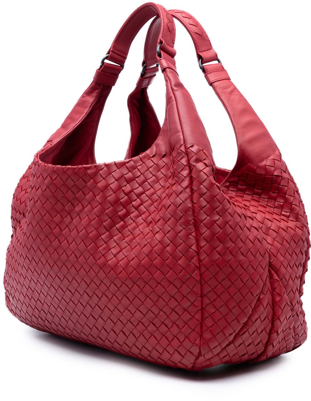 Bottega Veneta Large Nappa Intrecciato Campana Hobo Rood