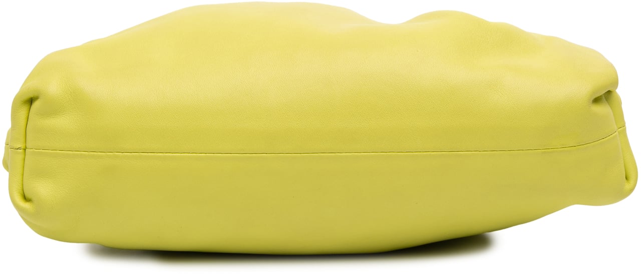 Bottega Veneta Lambskin The Mini Pouch Crossbody Geel