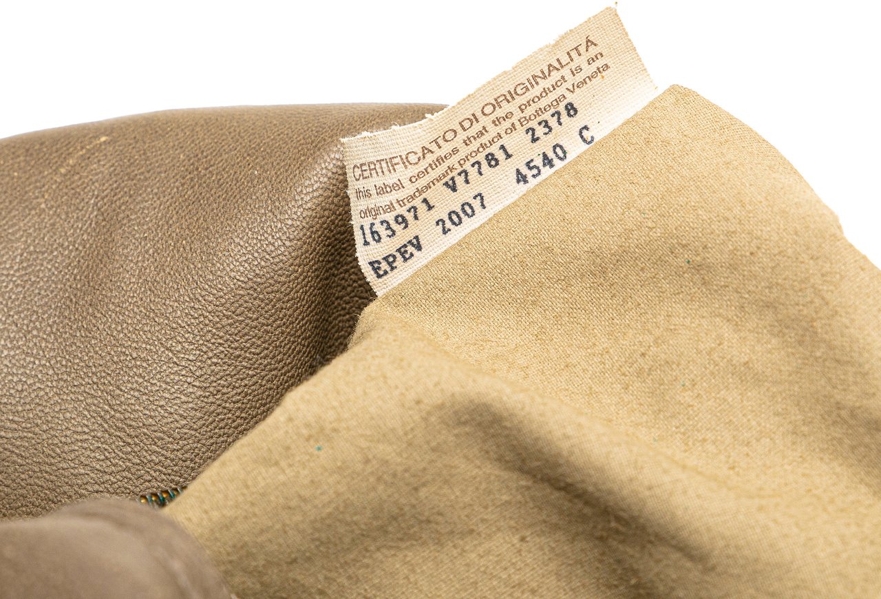 Bottega Veneta Nappa Intrecciato Messenger Bag Bruin
