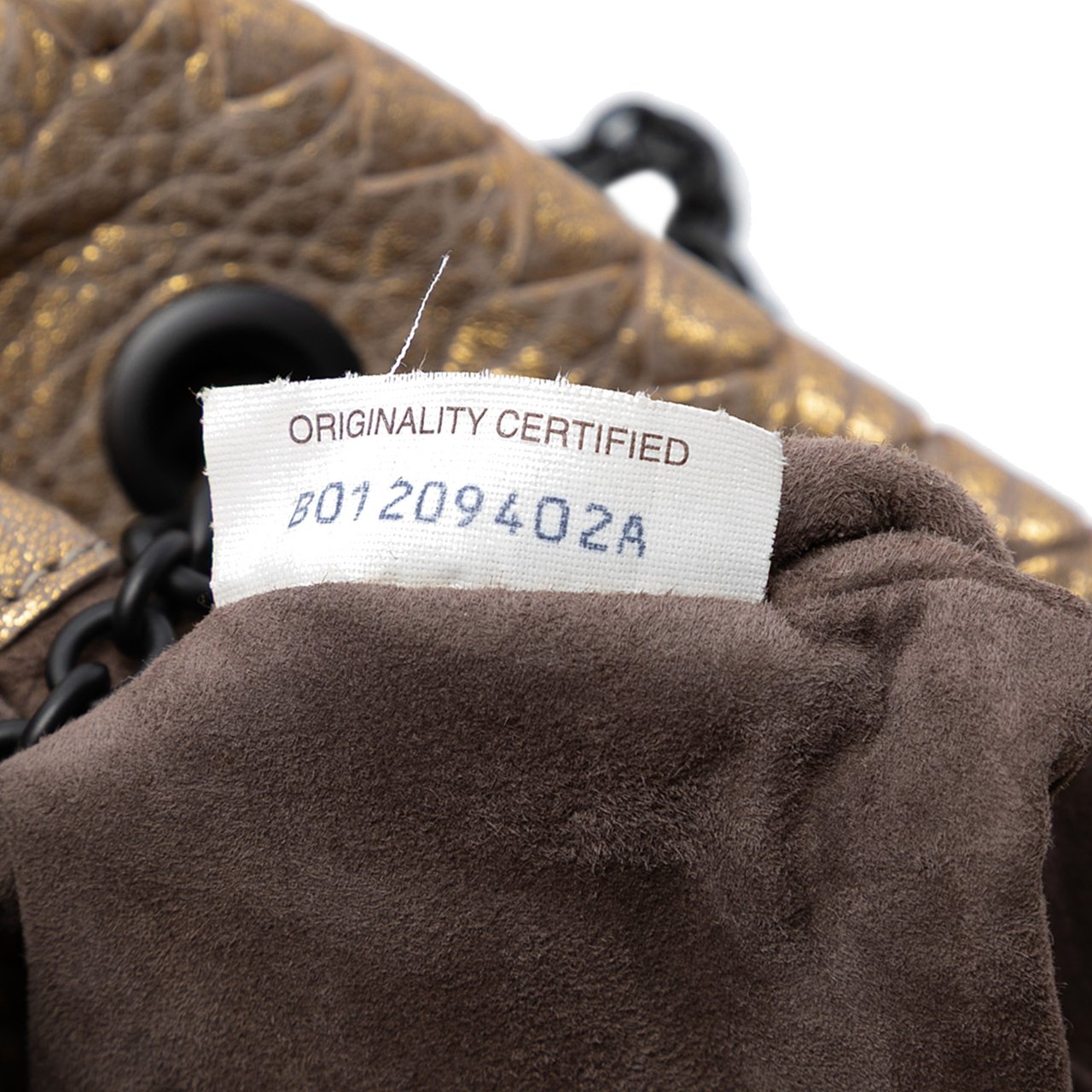 Bottega Veneta Intrecciato Trimmed Metallic Leather Duo Shoulder Bag Goud