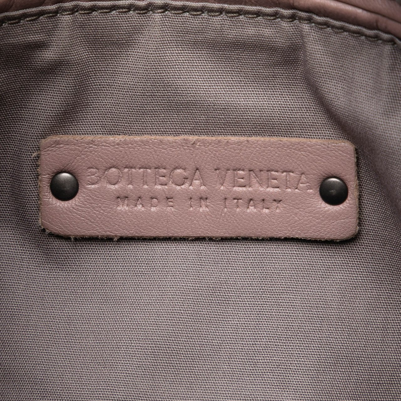 Bottega Veneta Nappa Intrecciato Nodini Crossbody Roze