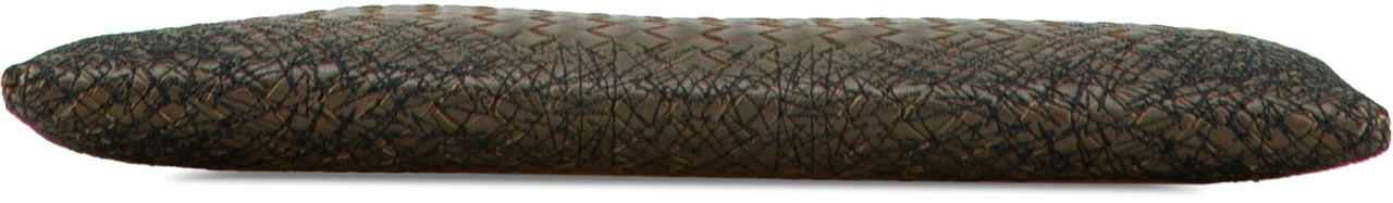 Bottega Veneta Nappa Intrecciato Stitched Clutch Bruin