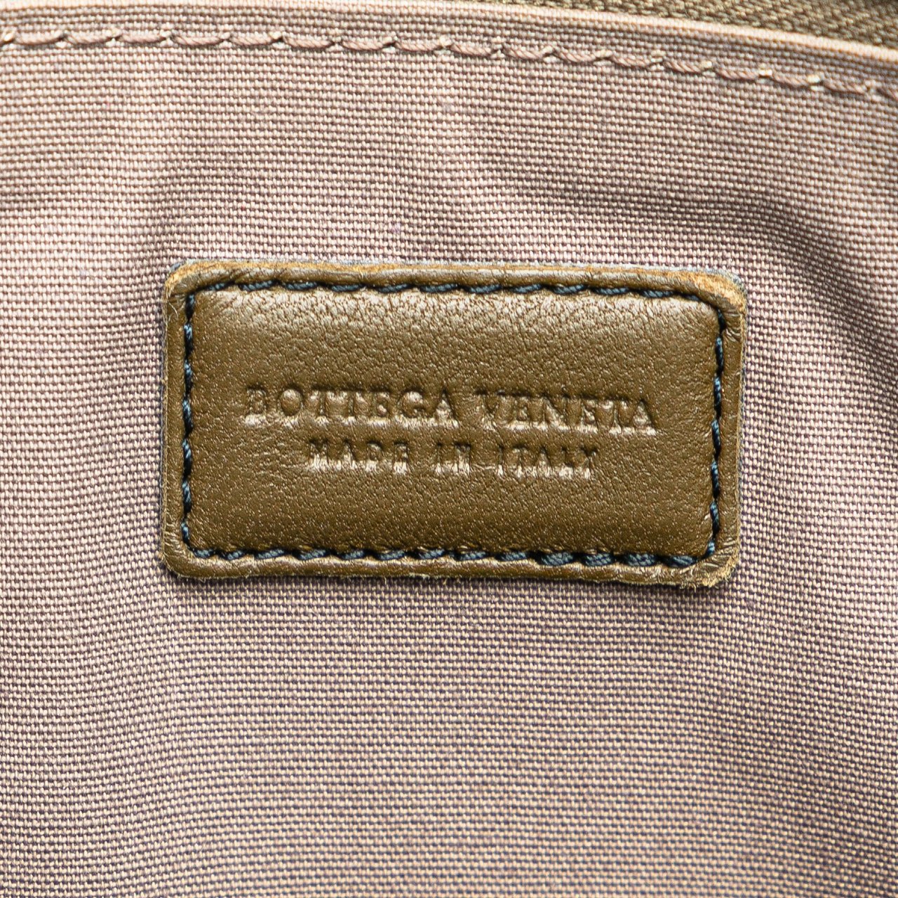 Bottega Veneta Nappa Intrecciato Stitched Clutch Bruin