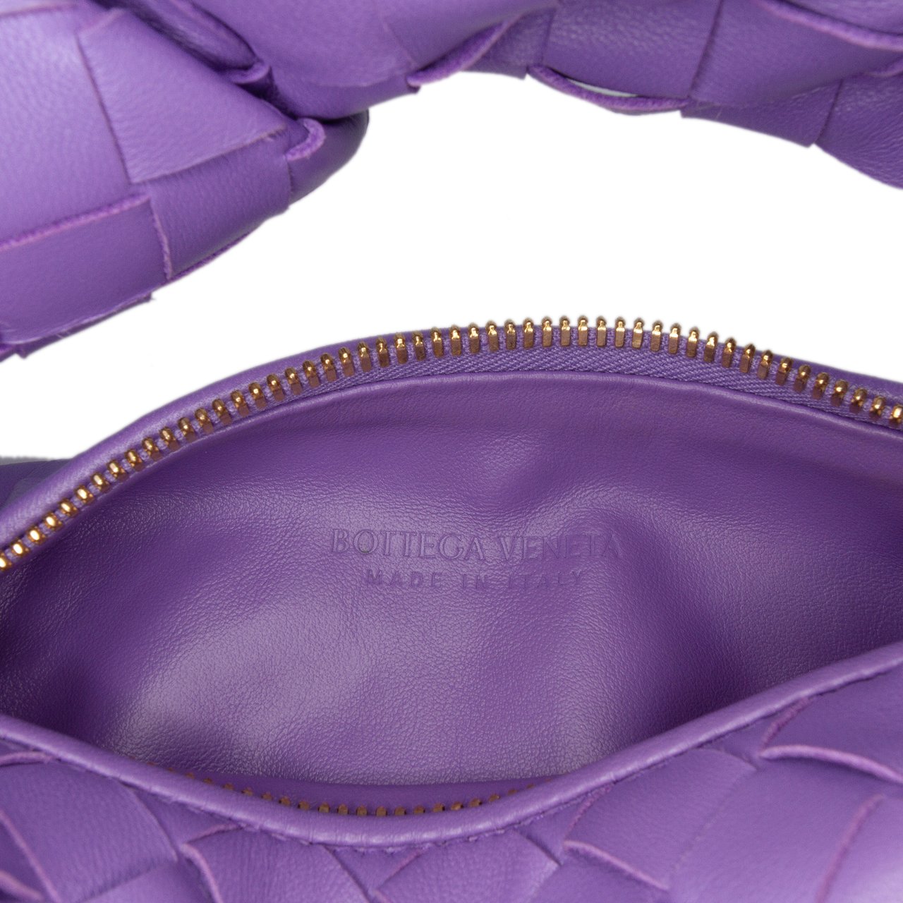 Bottega Veneta Mini Nappa Intrecciato Jodie Paars