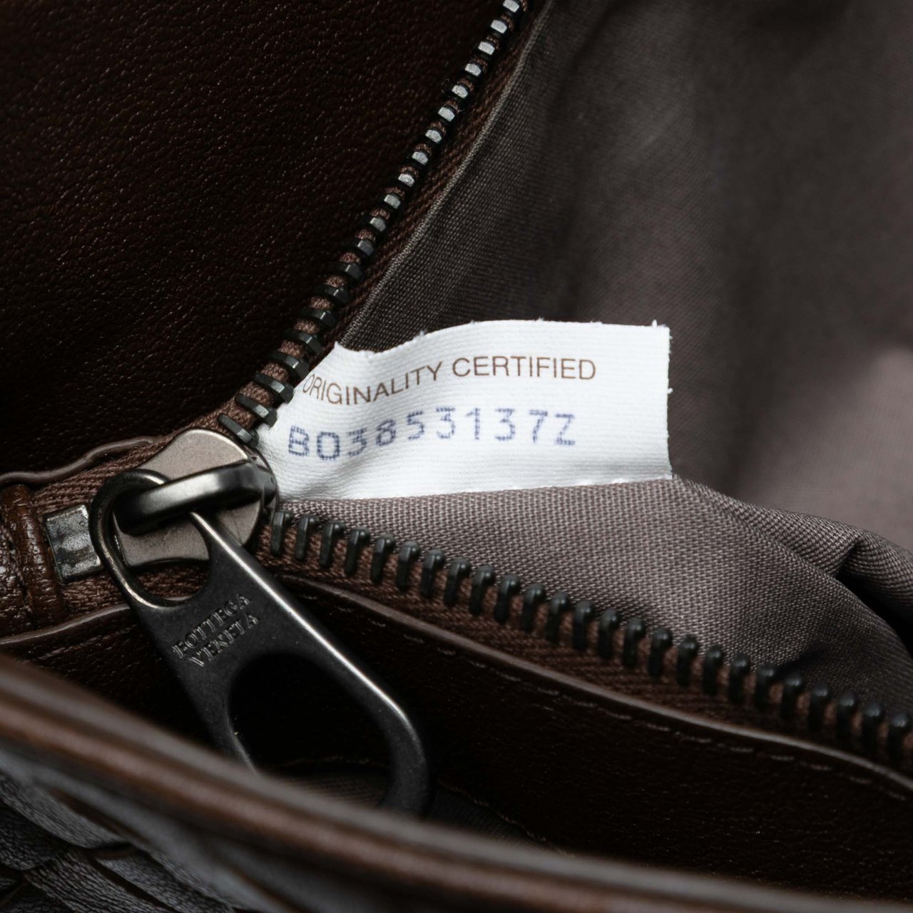 Bottega Veneta Nappa Intrecciato Club Fume Briefcase Bruin