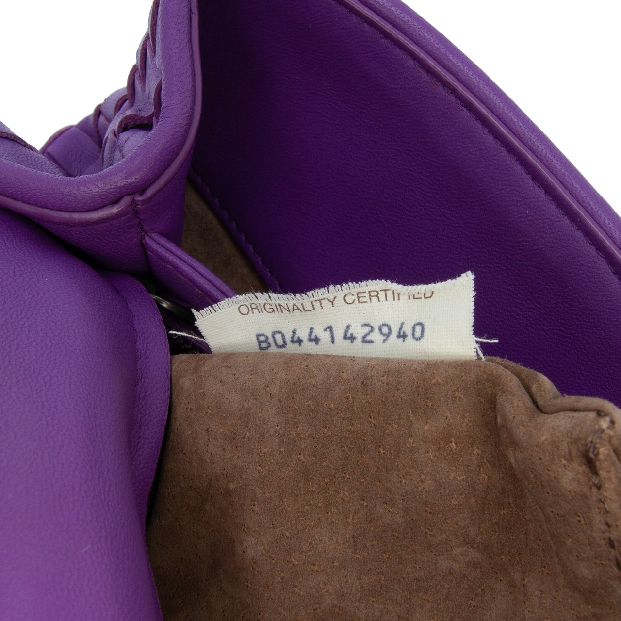 Bottega Veneta Small Nappa Intrecciato Olimpia Shoulder Bag Paars