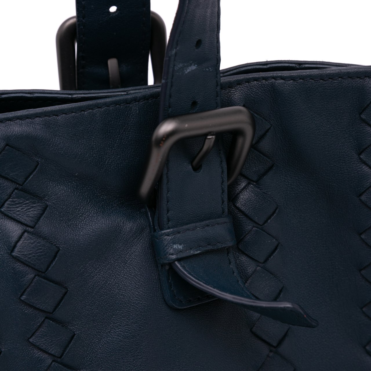 Bottega Veneta Nappa Intrecciato Tote Blauw