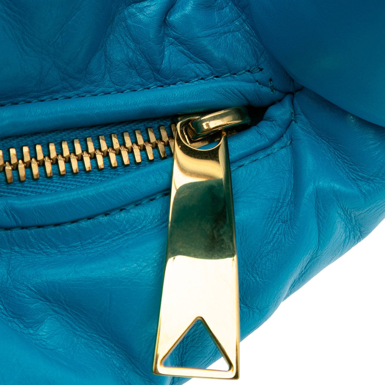 Bottega Veneta Mini Nappa Puffy Jodie Blauw