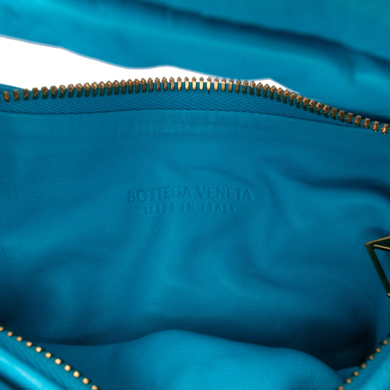 Bottega Veneta Mini Nappa Puffy Jodie Blauw