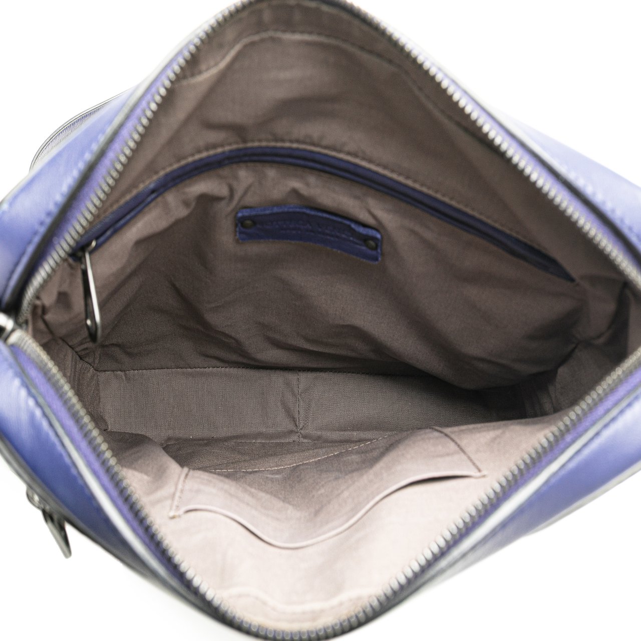 Bottega Veneta Intrecciato Trimmed Leather Crossbody Zwart