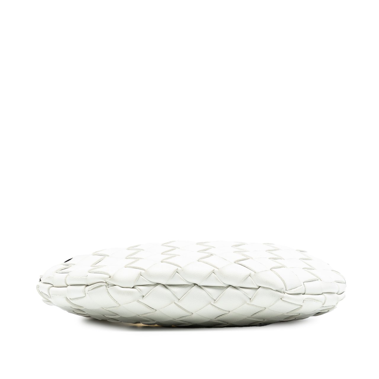 Bottega Veneta Baby Lambskin Intrecciato Sardine Wit