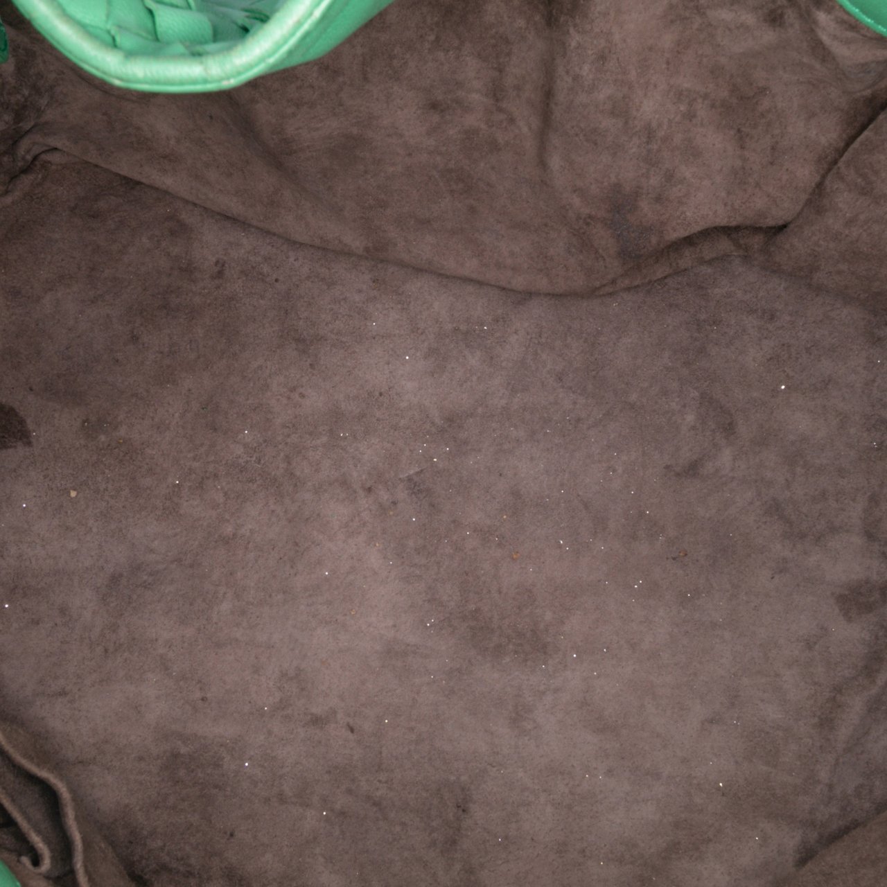 Bottega Veneta Nappa Intrecciato Parachute Tote Groen
