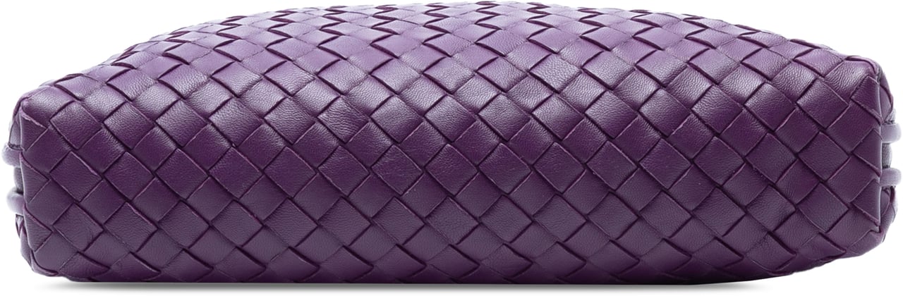 Bottega Veneta Nappa Intrecciato Nodini Crossbody Paars