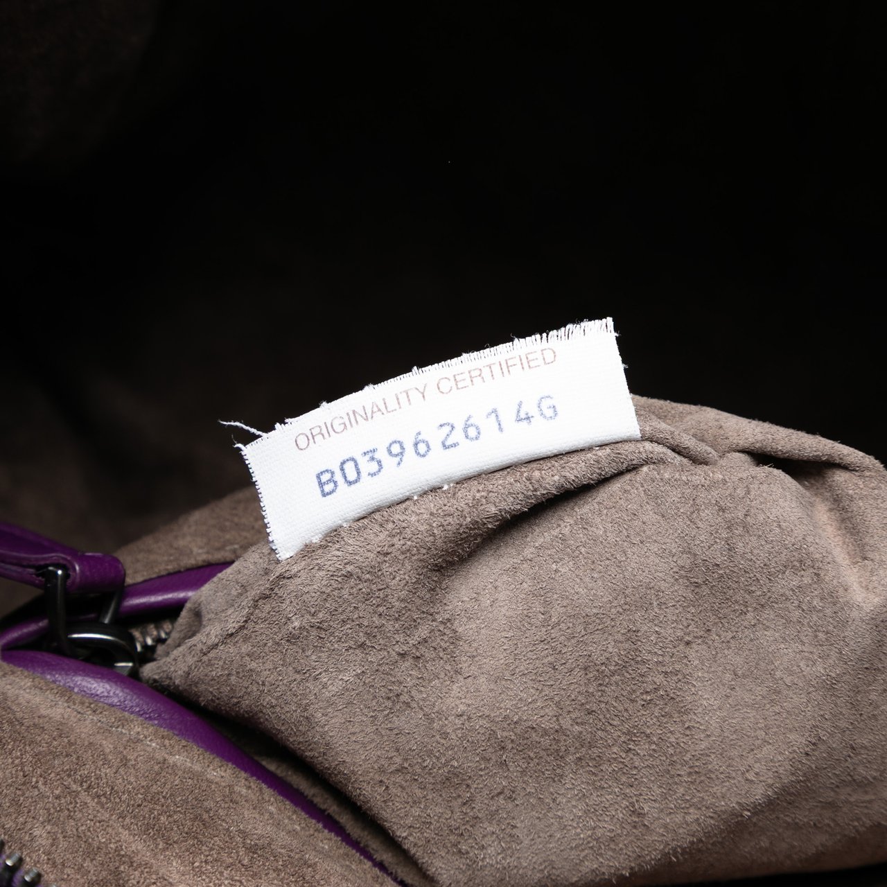 Bottega Veneta Nappa Intrecciato Nodini Crossbody Paars